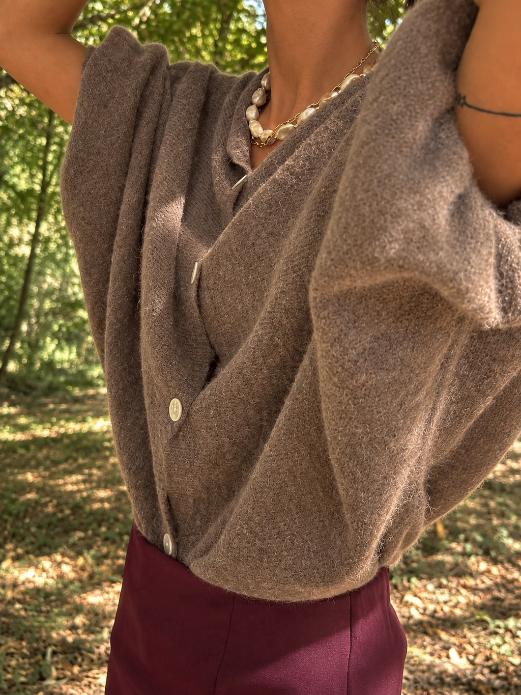 Cardigan - RENAUD taupe