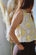 Top Crochet Jaune - ELLA