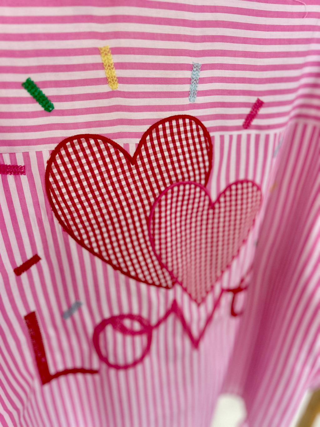 Chemise à rayures - LOVE