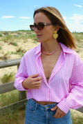 Chemise à rayures - LOVE